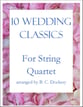 10 Wedding Classics for String Quartet P.O.D. cover